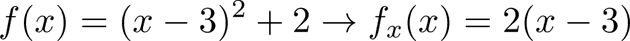 Gradient Example 2 Equation