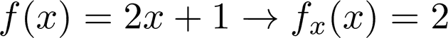Gradient Example 1 Equation